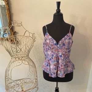 Anthropologie Maeve Floral Top